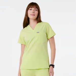 Figs Sea Mist Catarina - One-Pocket Scrub Top M